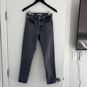 Levi's Black Straight Leg Jeans